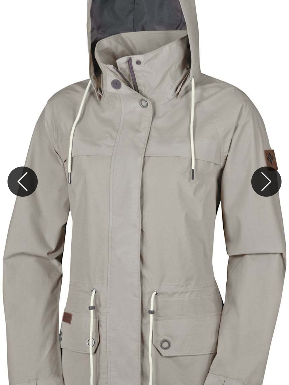 Columbia Women's Hooded  Rain Jacket Size Small